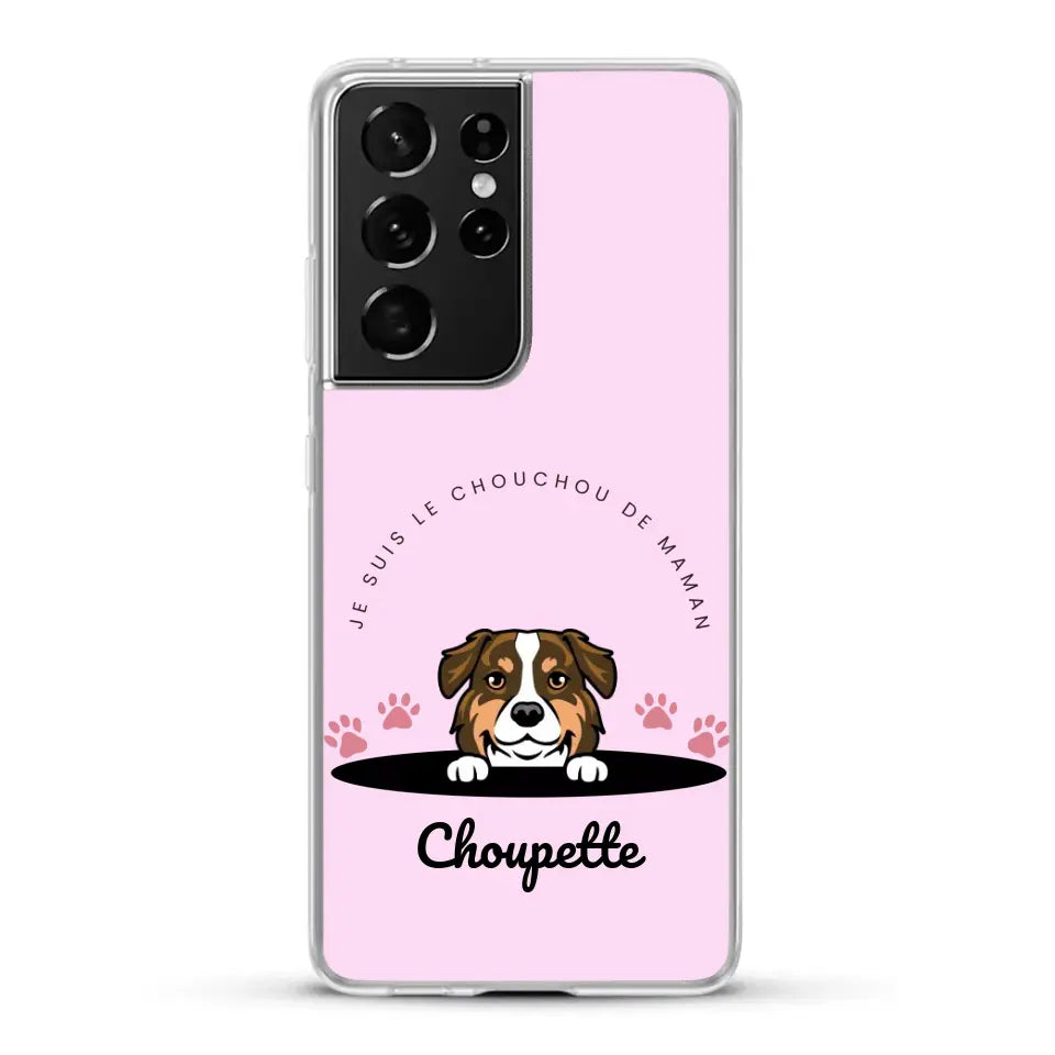 Je suis le chouchou de papa / maman - Coque de téléphone personnalisée