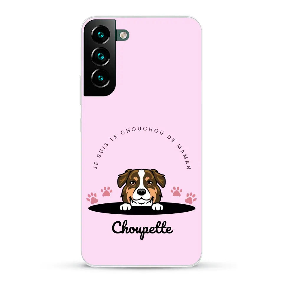 Je suis le chouchou de papa / maman - Coque de téléphone personnalisée