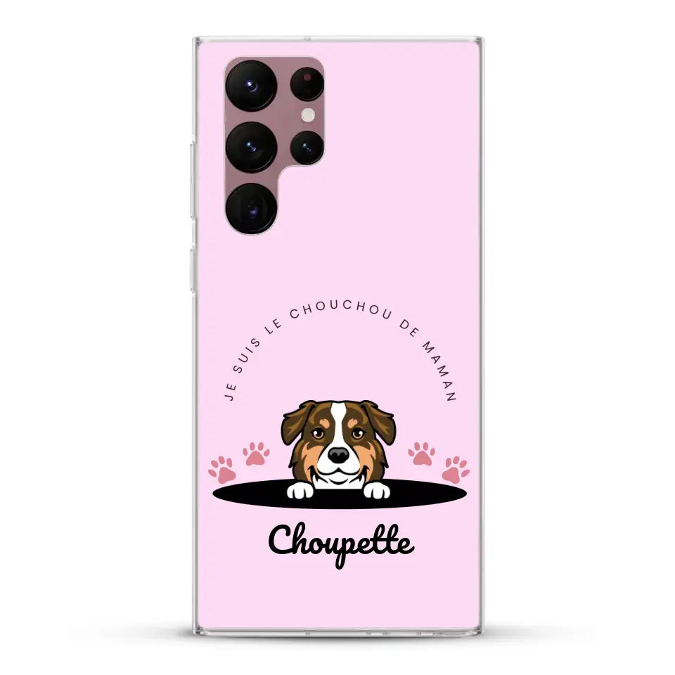 Je suis le chouchou de papa / maman - Coque de téléphone personnalisée