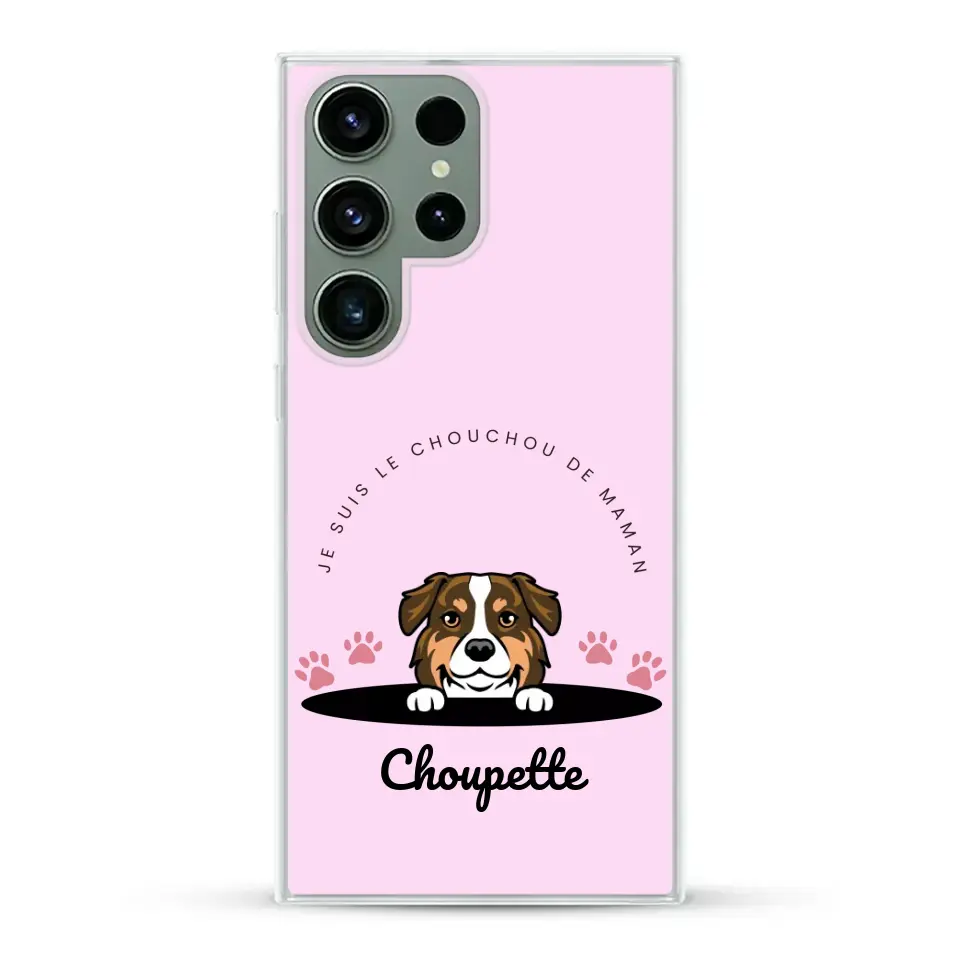 Je suis le chouchou de papa / maman - Coque de téléphone personnalisée