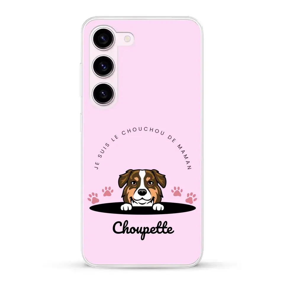 Je suis le chouchou de papa / maman - Coque de téléphone personnalisée
