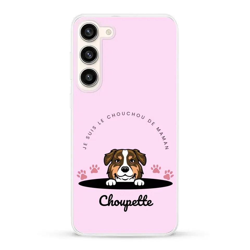 Je suis le chouchou de papa / maman - Coque de téléphone personnalisée