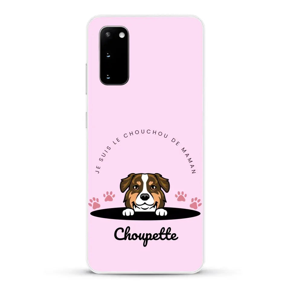 Je suis le chouchou de papa / maman - Coque de téléphone personnalisée