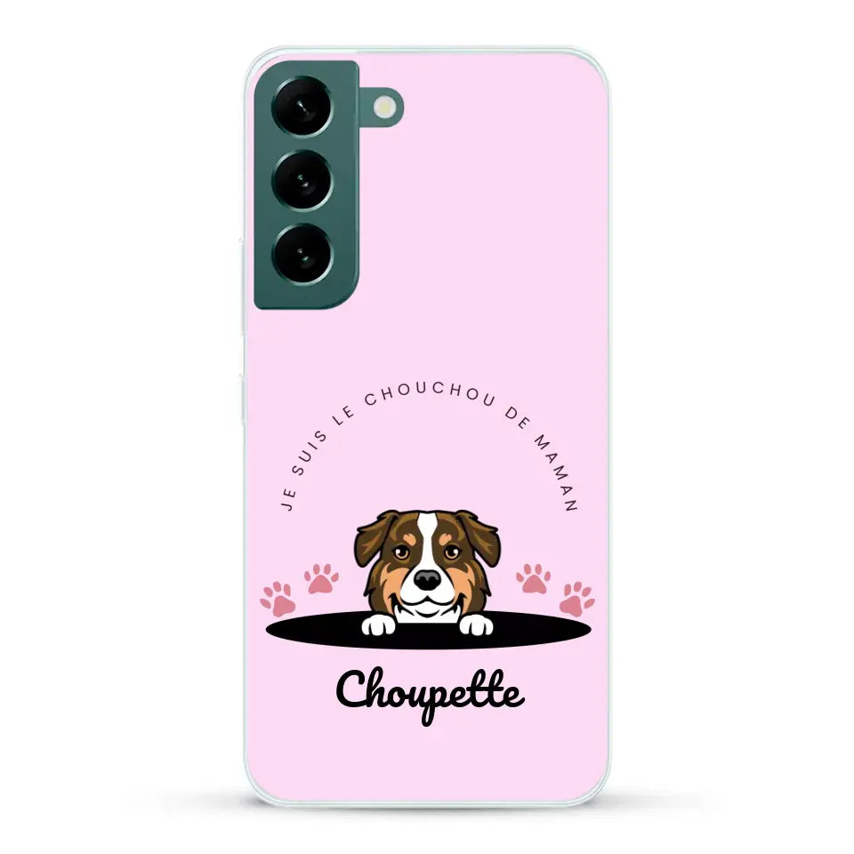 Je suis le chouchou de papa / maman - Coque de téléphone personnalisée