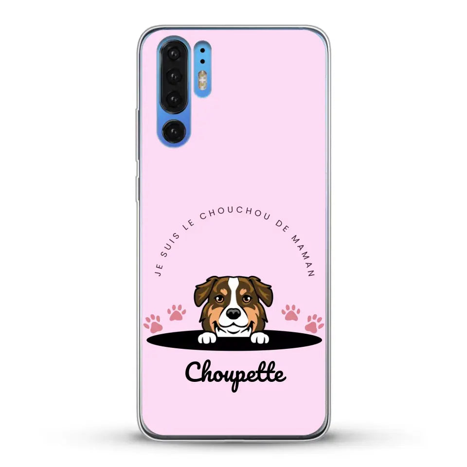 Je suis le chouchou de papa / maman - Coque de téléphone personnalisée