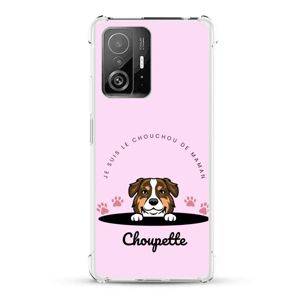 Je suis le chouchou de papa / maman - Coque de téléphone personnalisée