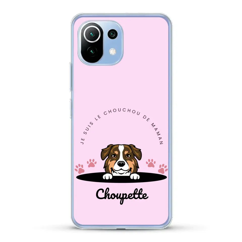 Je suis le chouchou de papa / maman - Coque de téléphone personnalisée
