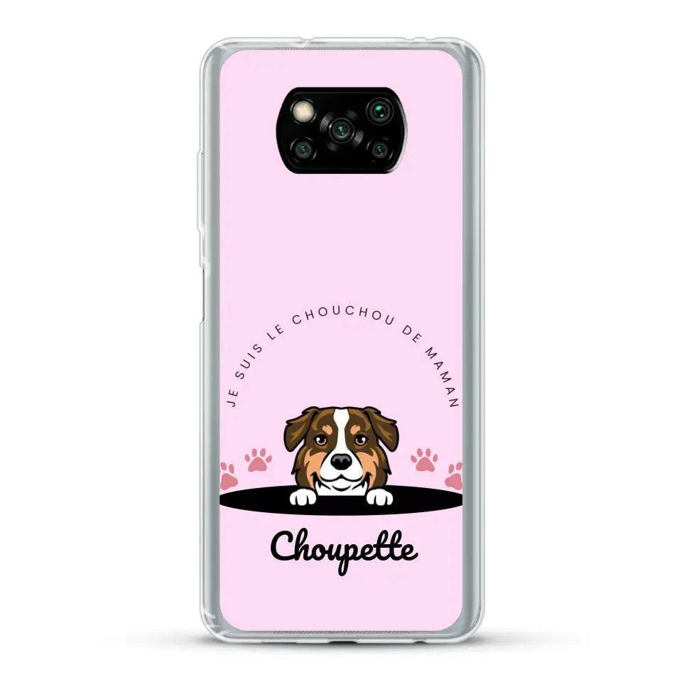 Je suis le chouchou de papa / maman - Coque de téléphone personnalisée