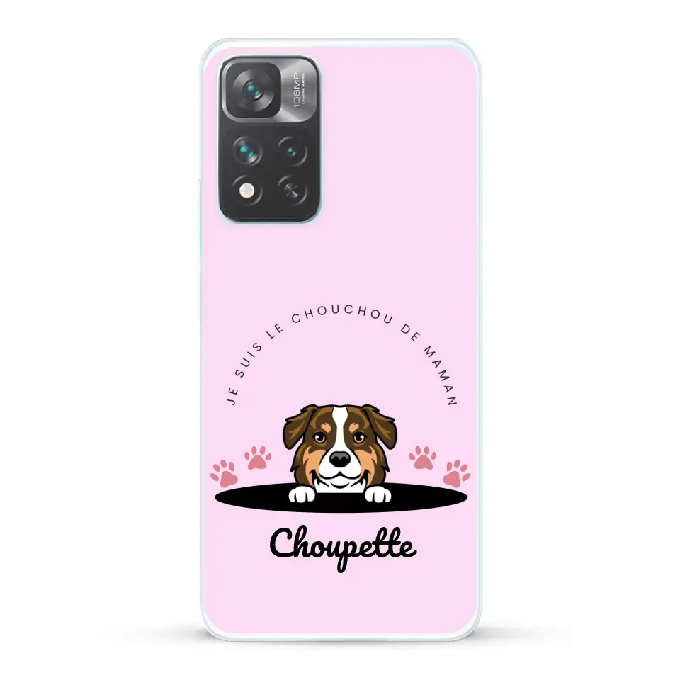 Je suis le chouchou de papa / maman - Coque de téléphone personnalisée