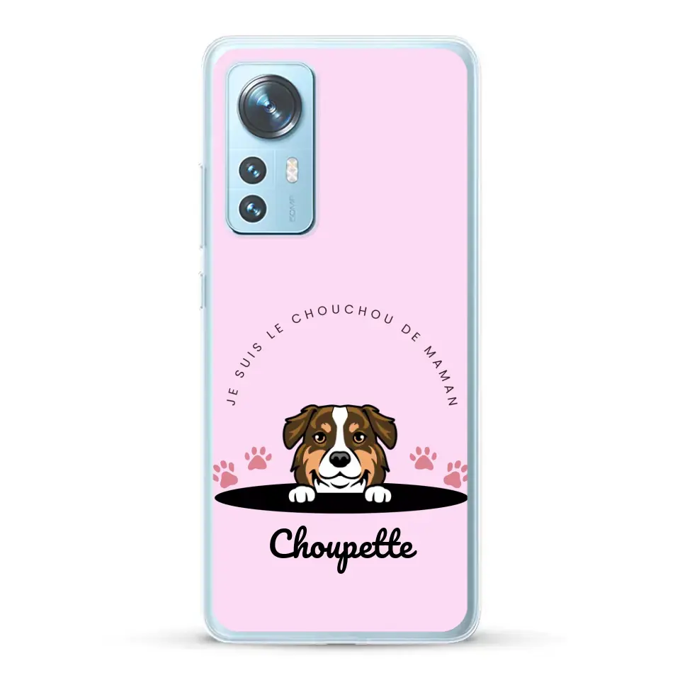 Je suis le chouchou de papa / maman - Coque de téléphone personnalisée