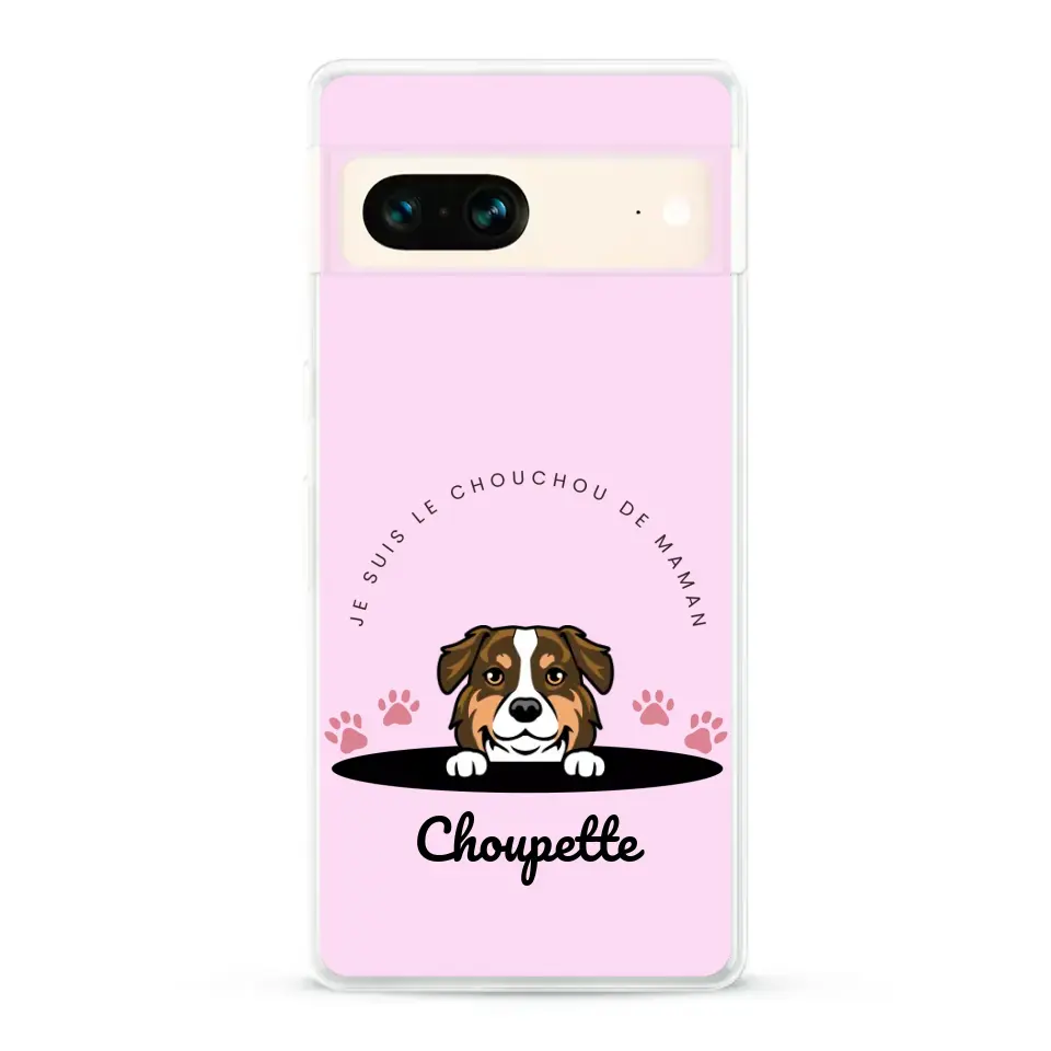 Je suis le chouchou de papa / maman - Coque de téléphone personnalisée