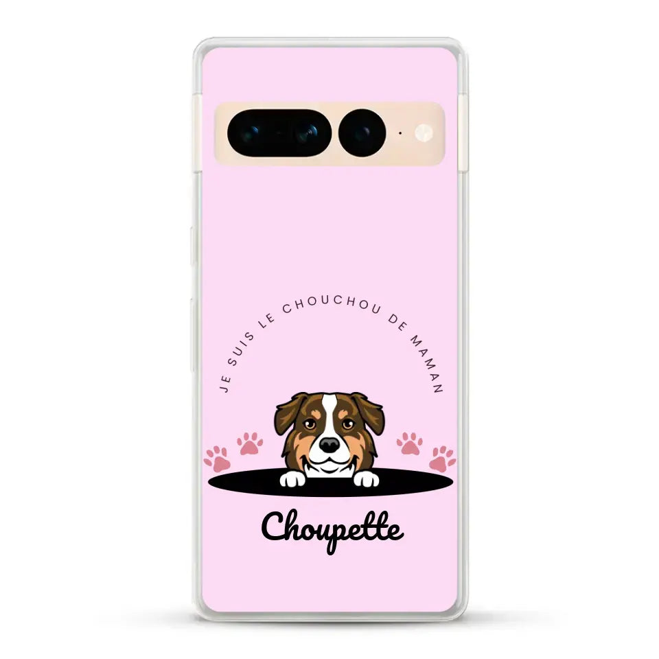 Je suis le chouchou de papa / maman - Coque de téléphone personnalisée
