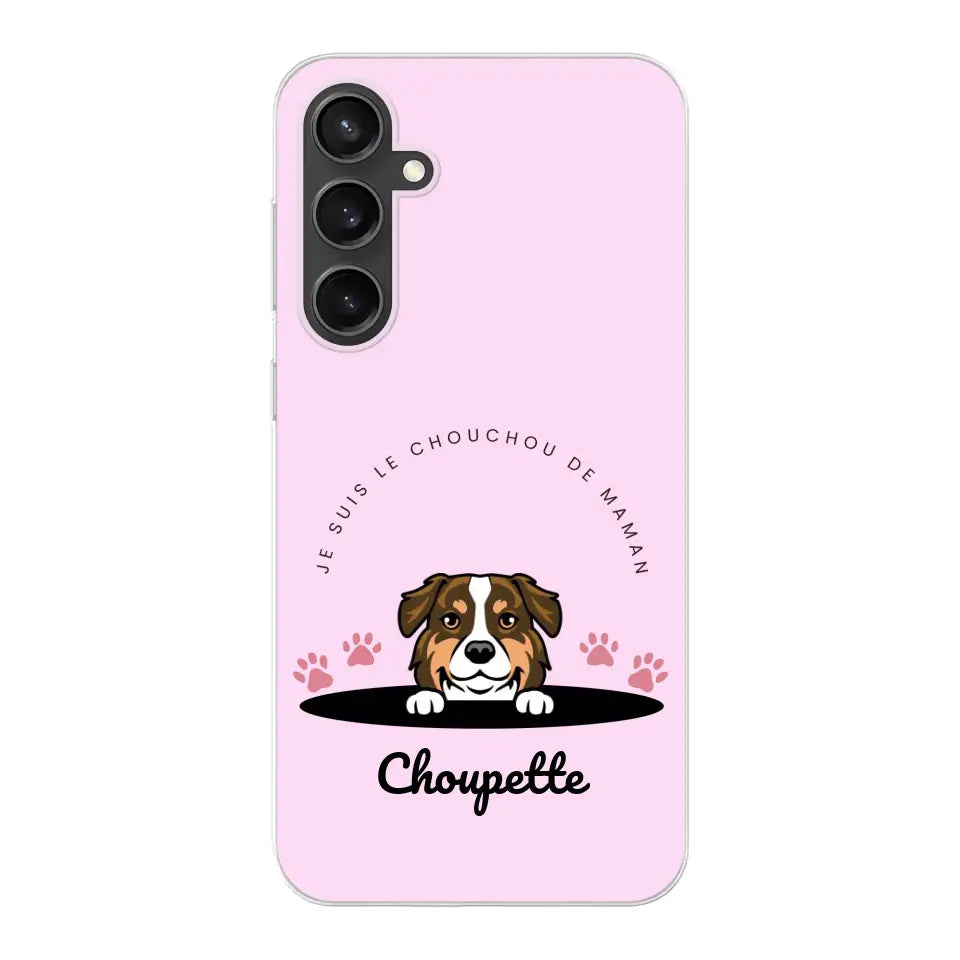 Je suis le chouchou de papa / maman - Coque de téléphone personnalisée