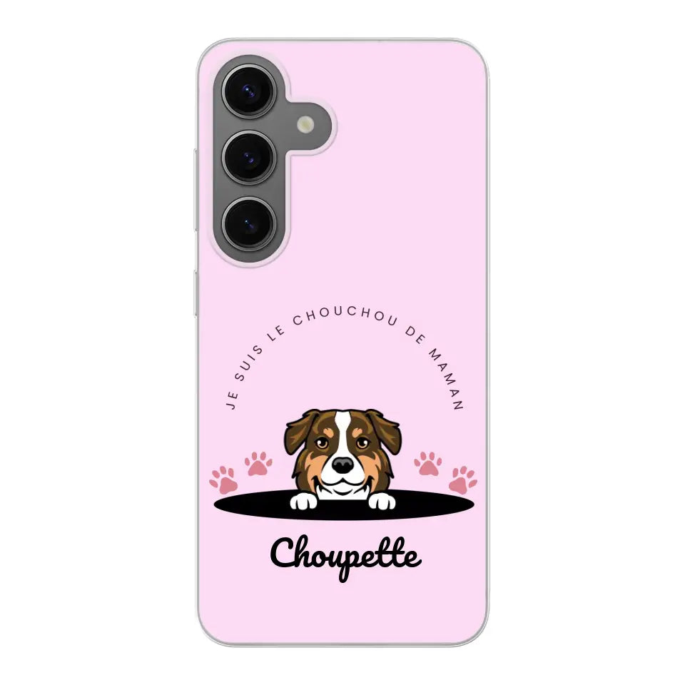 Je suis le chouchou de papa / maman - Coque de téléphone personnalisée