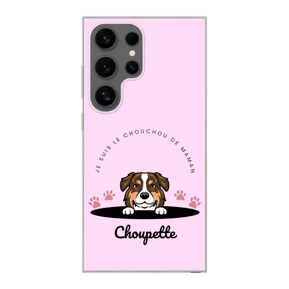 Je suis le chouchou de papa / maman - Coque de téléphone personnalisée