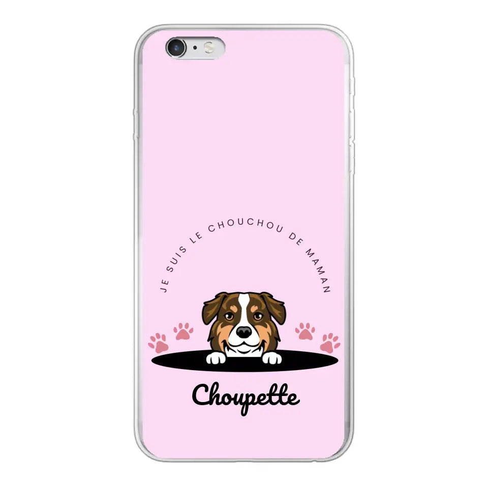 Je suis le chouchou de papa / maman - Coque de téléphone personnalisée