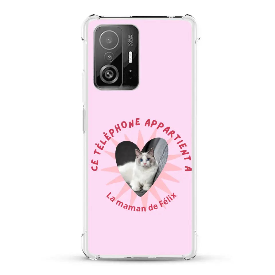 Ce téléphone appartient à - Coque de téléphone personnalisée
