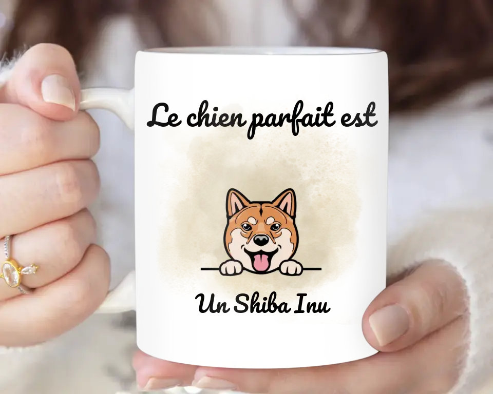 Le chien parfait est - Mug Personnalisé