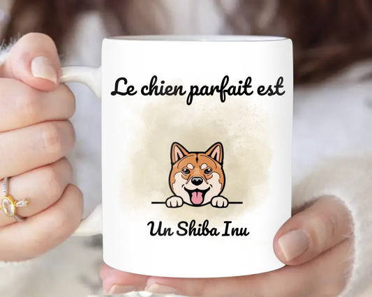 Le chien parfait est - Mug Personnalisé