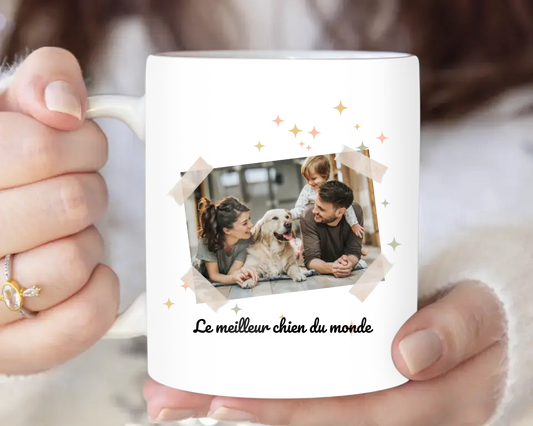 Photo vignette scotchée - Mug Personnalisé