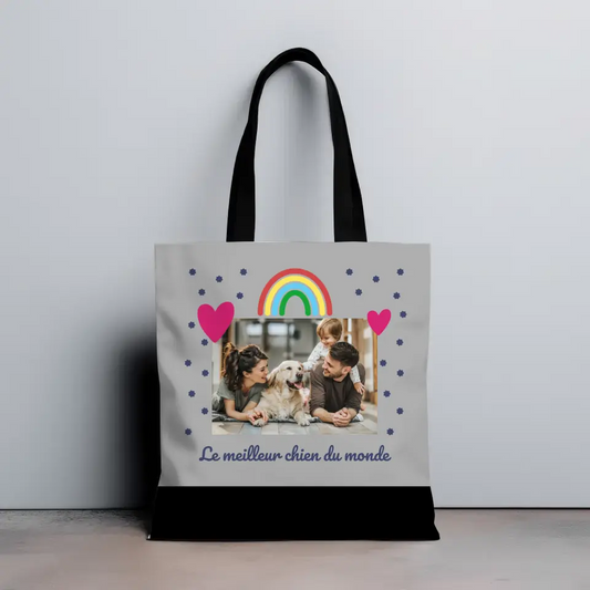 Photo vignette arc-en-ciel - Totebag Personnalisé