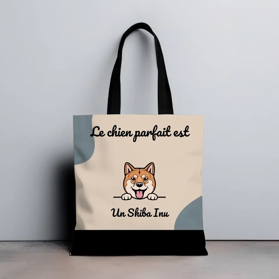 Le chien parfait - Totebag Personnalisé