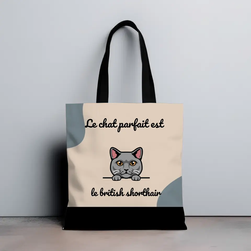 Le chat parfait - Totebag Personnalisé