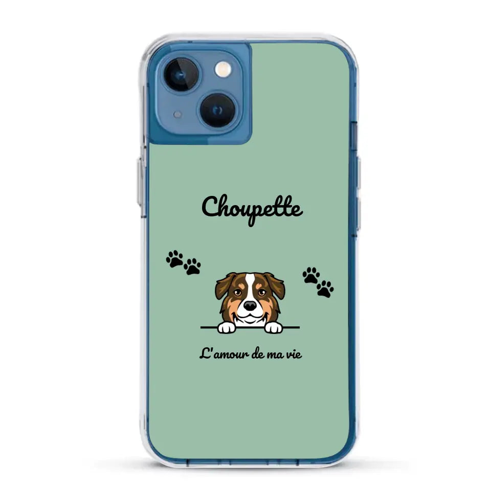 Clipart + texte libre - Coque de téléphone personnalisée