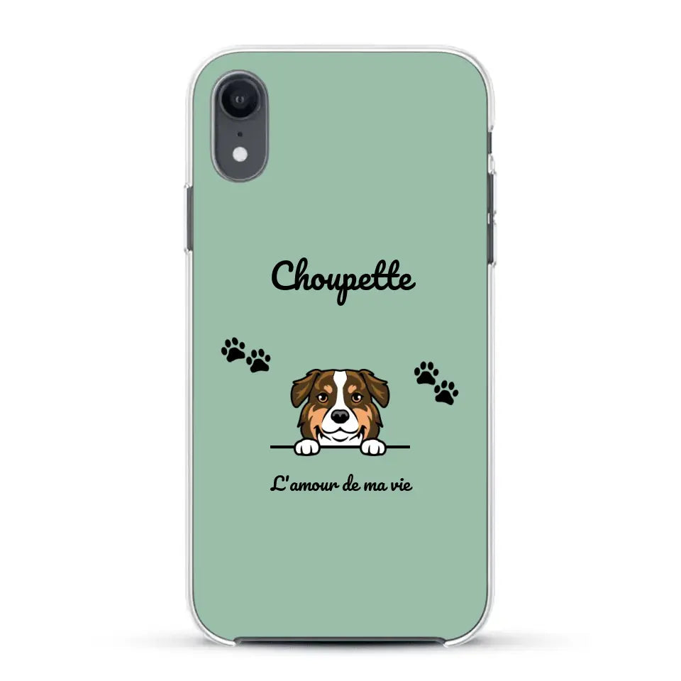 Clipart + texte libre - Coque de téléphone personnalisée