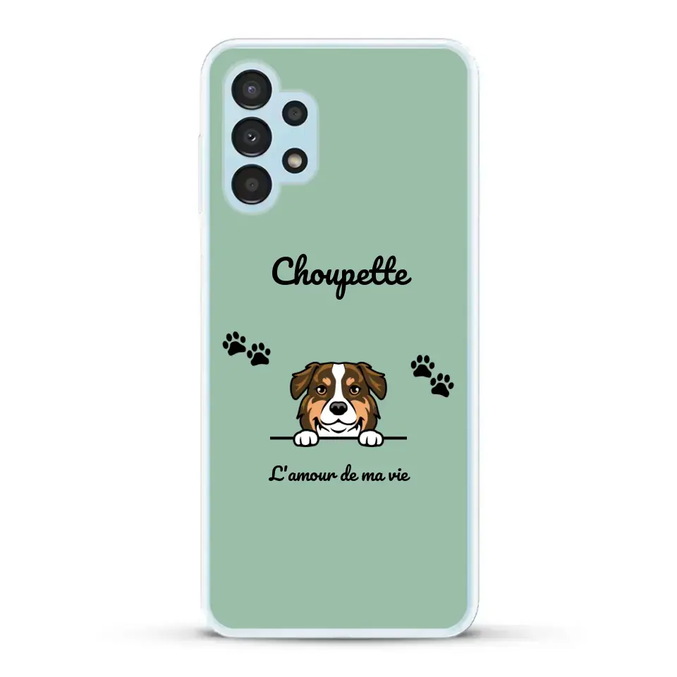 Clipart + texte libre - Coque de téléphone personnalisée