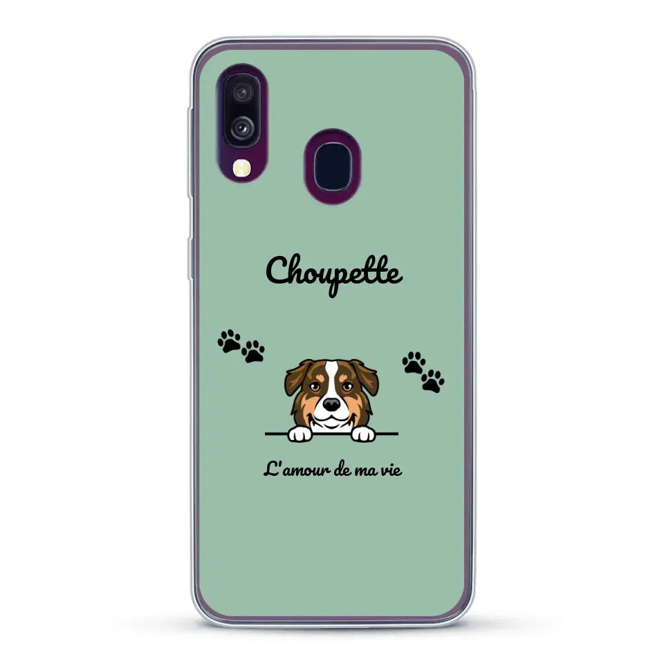 Clipart + texte libre - Coque de téléphone personnalisée