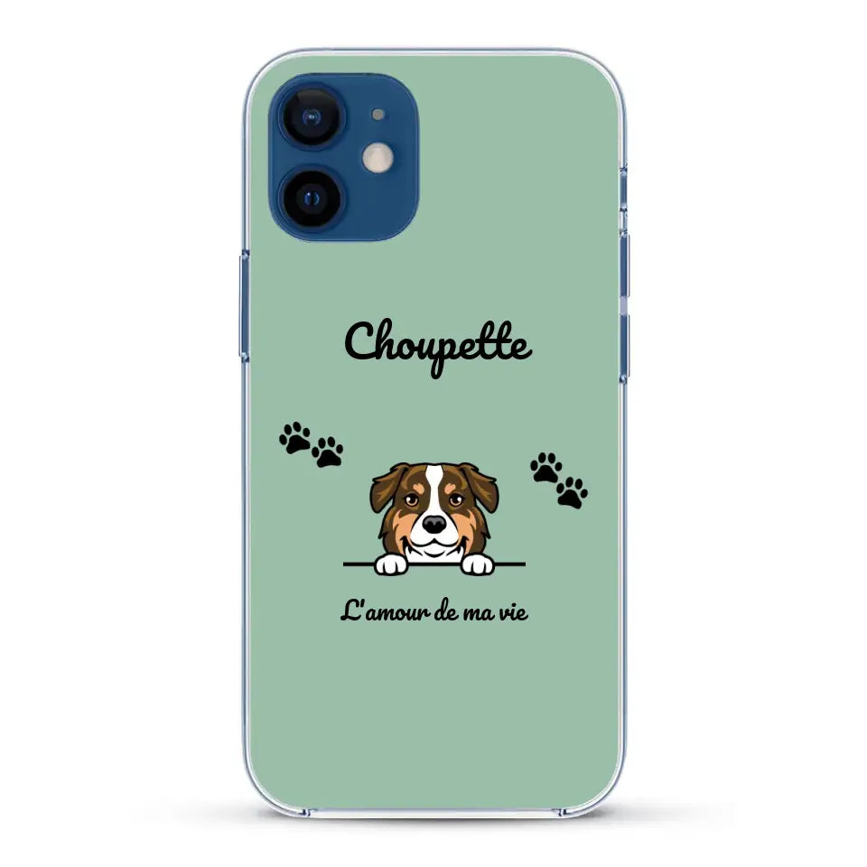 Clipart + texte libre - Coque de téléphone personnalisée