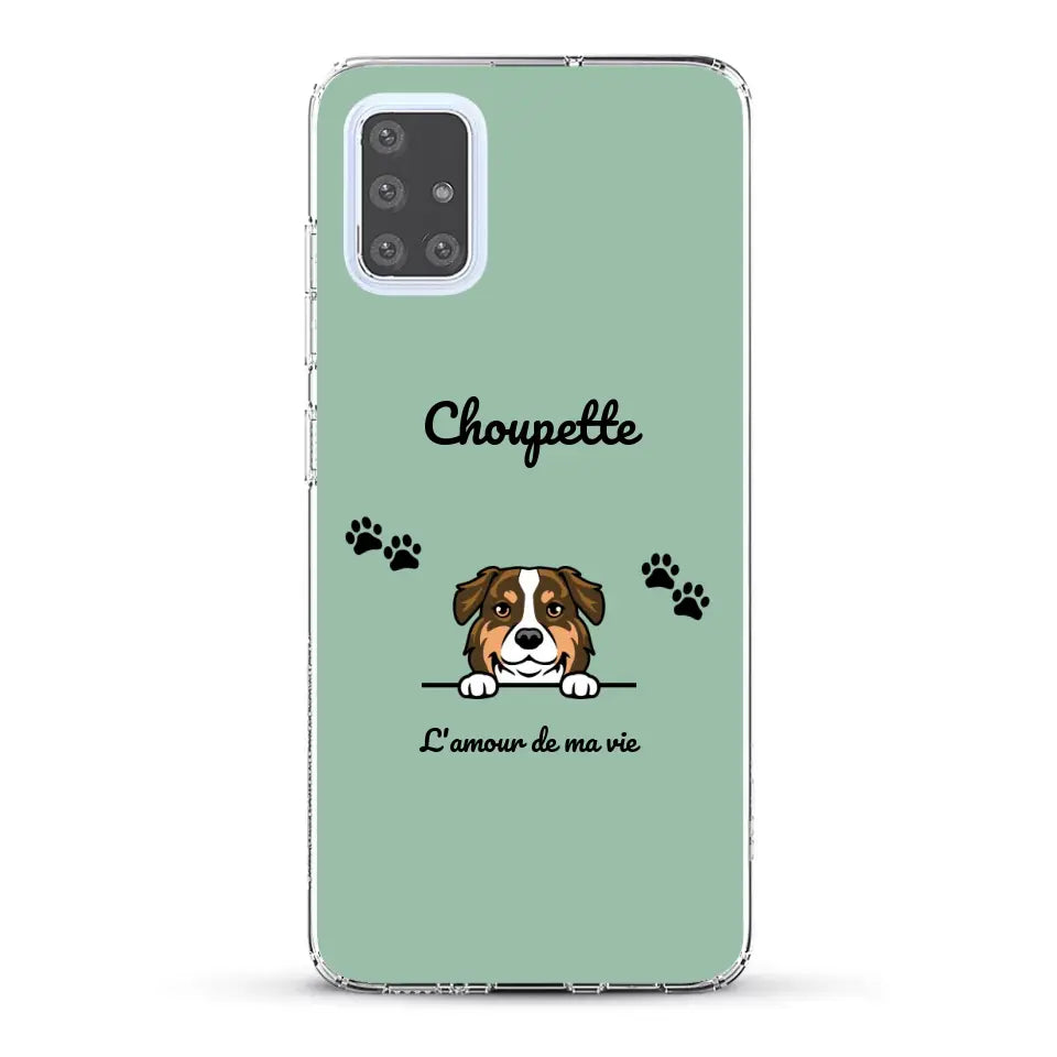 Clipart + texte libre - Coque de téléphone personnalisée