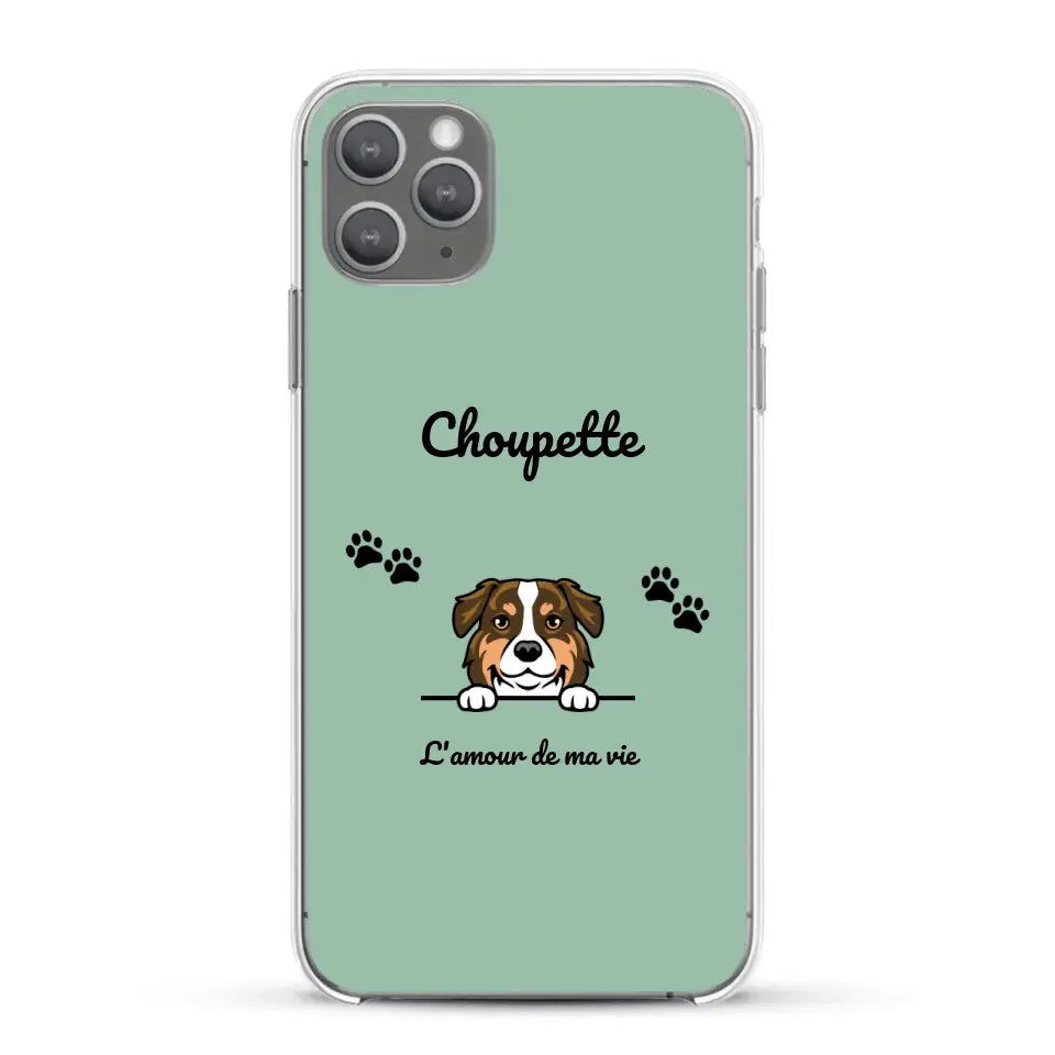 Clipart + texte libre - Coque de téléphone personnalisée