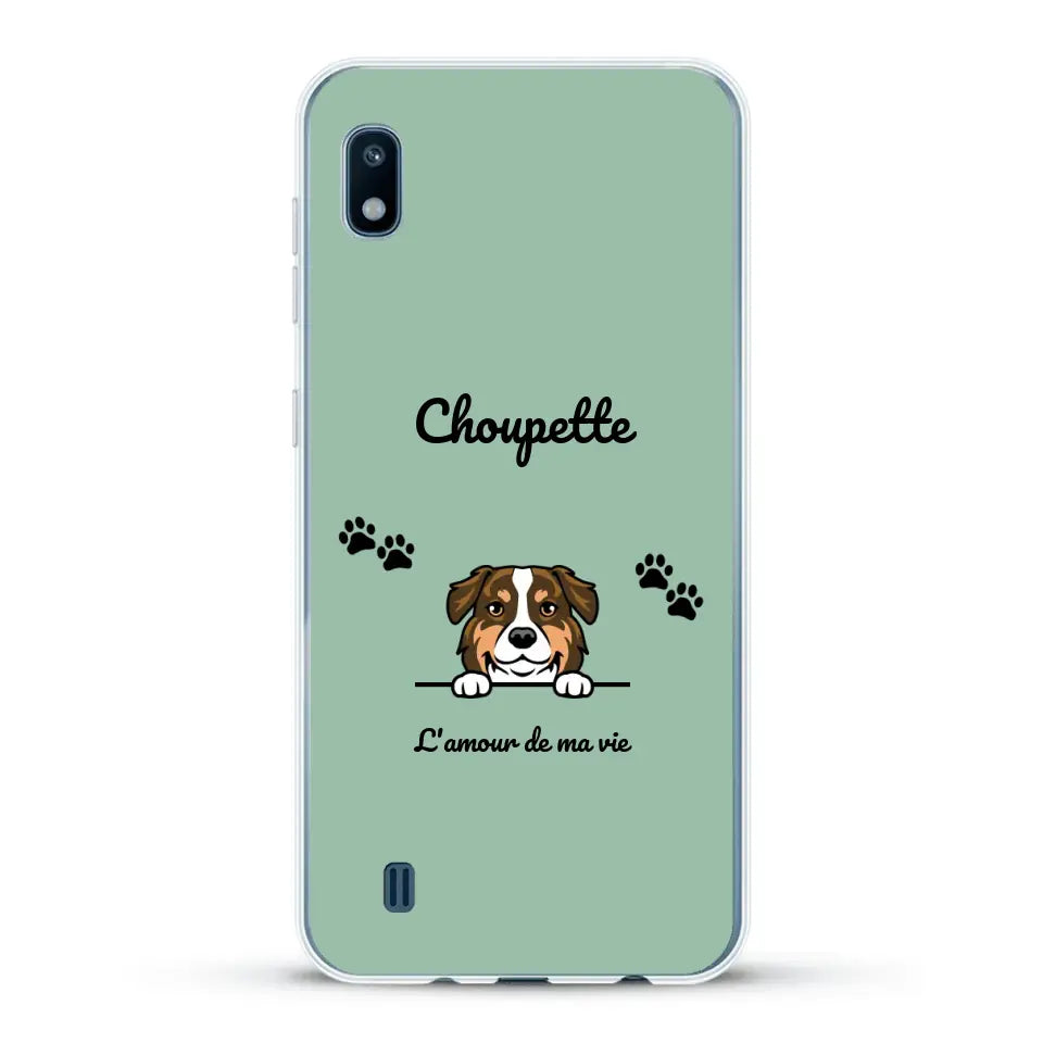 Clipart + texte libre - Coque de téléphone personnalisée