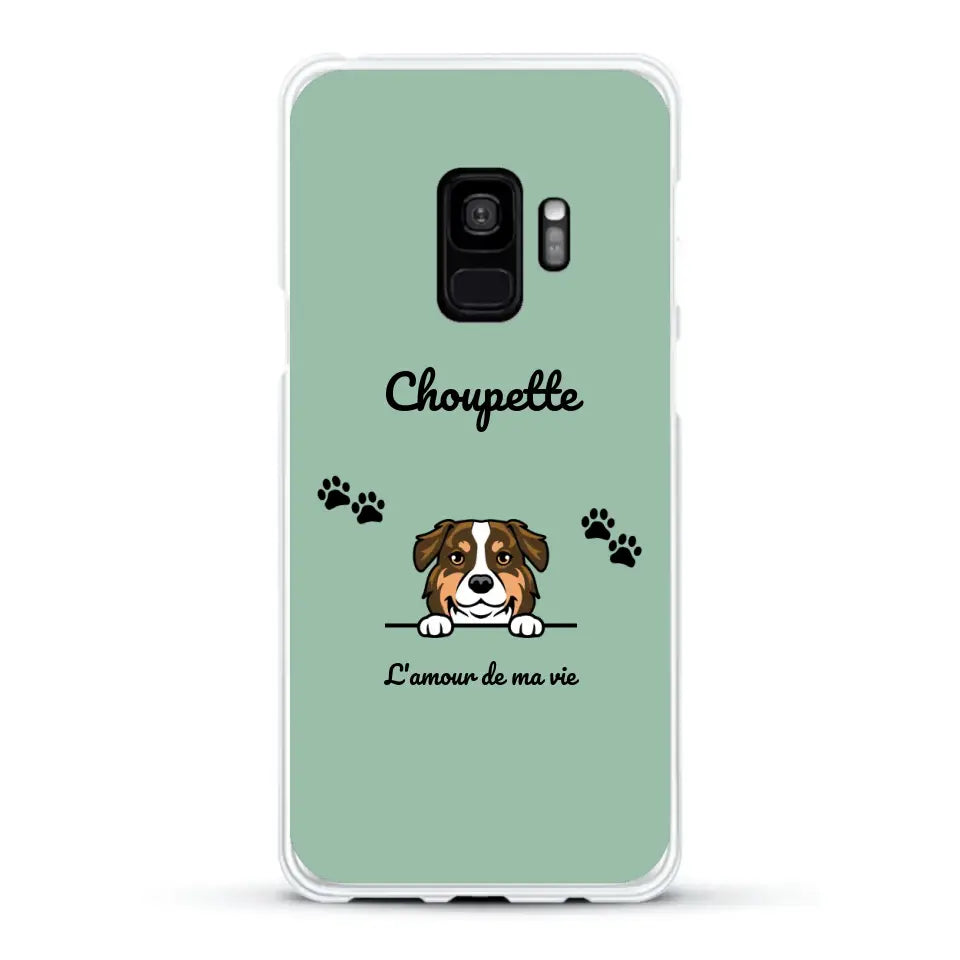 Clipart + texte libre - Coque de téléphone personnalisée