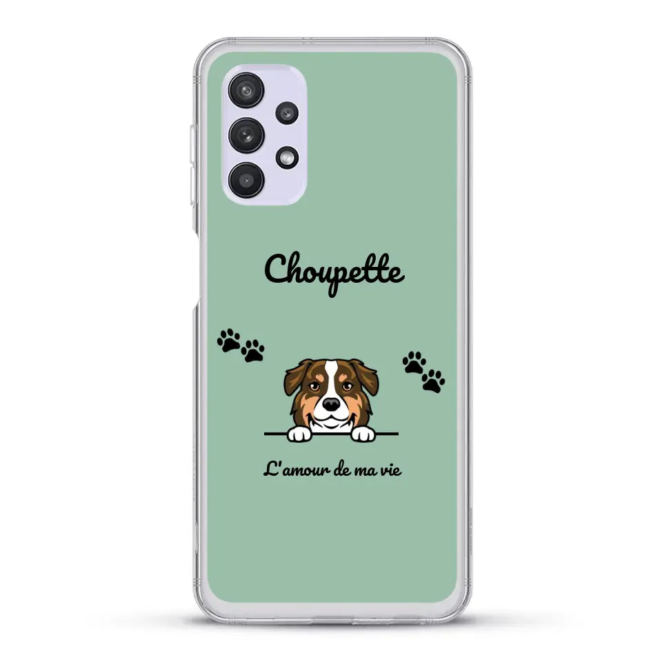 Clipart + texte libre - Coque de téléphone personnalisée