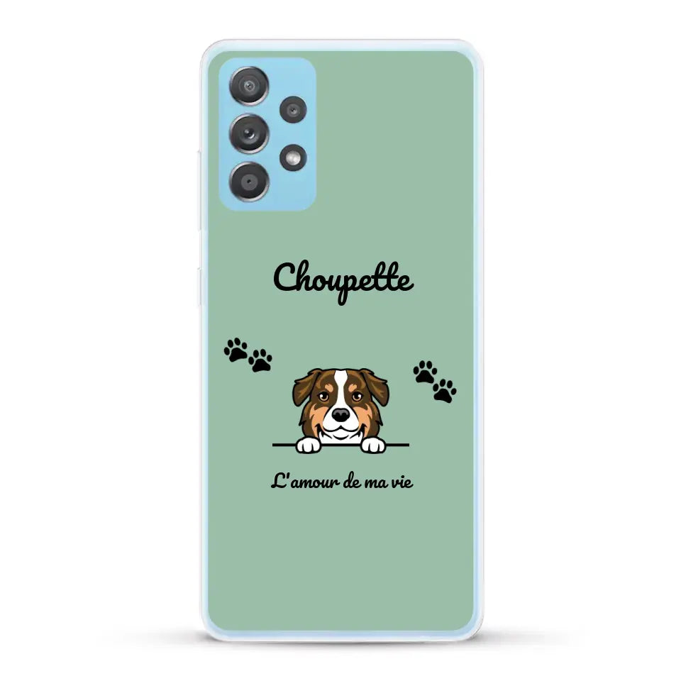 Clipart + texte libre - Coque de téléphone personnalisée