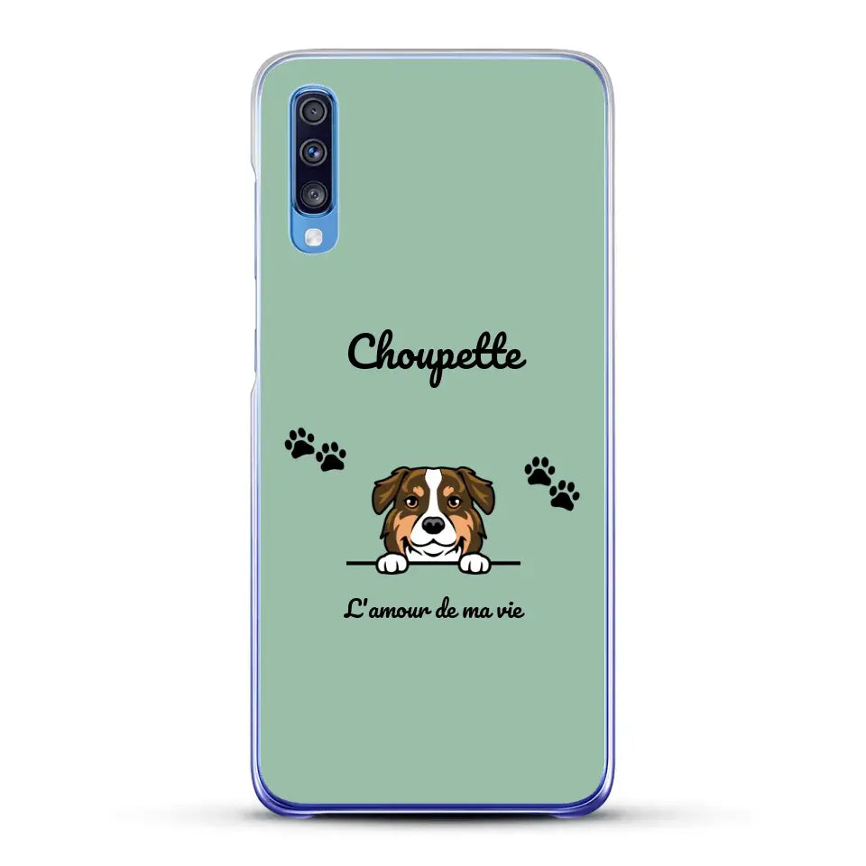 Clipart + texte libre - Coque de téléphone personnalisée