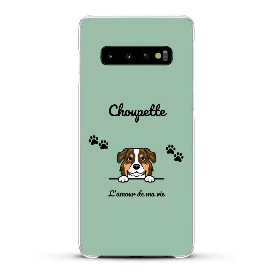 Clipart + texte libre - Coque de téléphone personnalisée