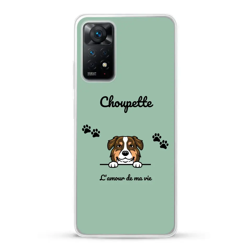 Clipart + texte libre - Coque de téléphone personnalisée