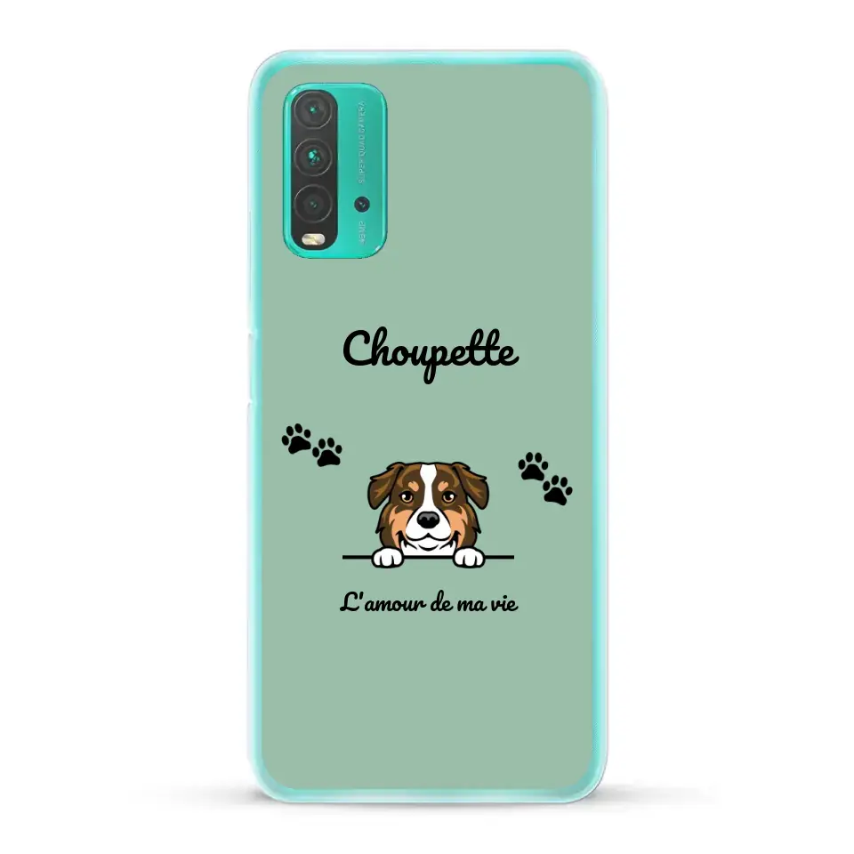 Clipart + texte libre - Coque de téléphone personnalisée