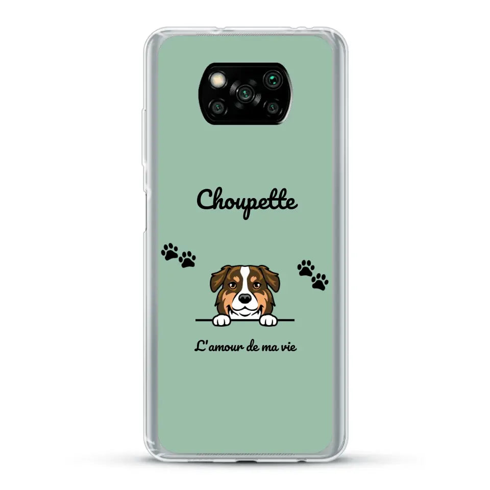 Clipart + texte libre - Coque de téléphone personnalisée