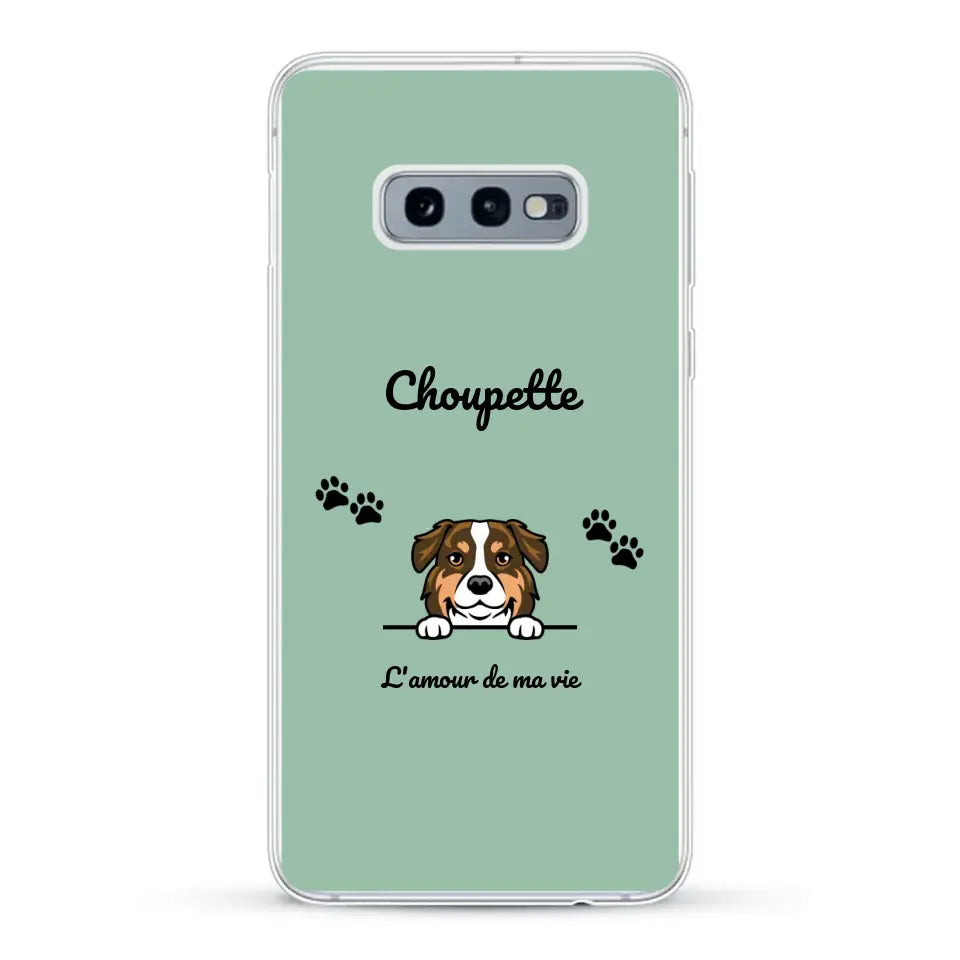 Clipart + texte libre - Coque de téléphone personnalisée