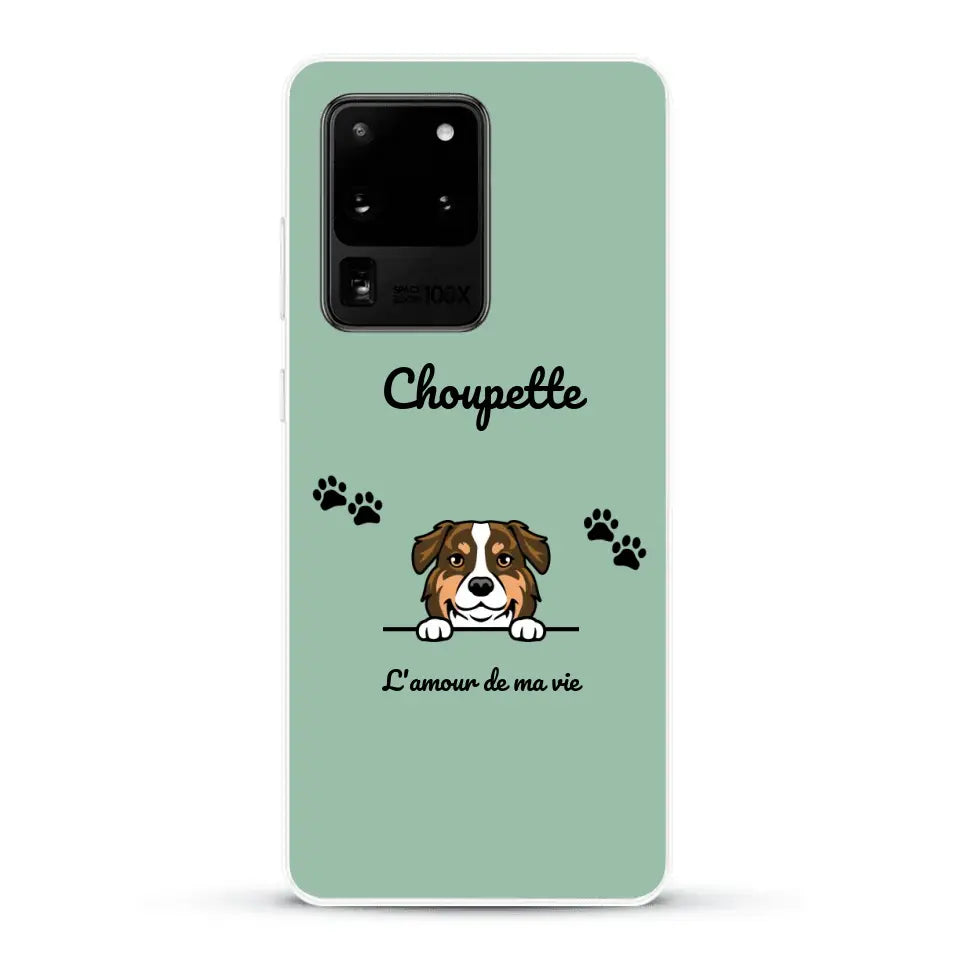 Clipart + texte libre - Coque de téléphone personnalisée