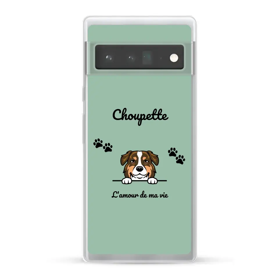 Clipart + texte libre - Coque de téléphone personnalisée