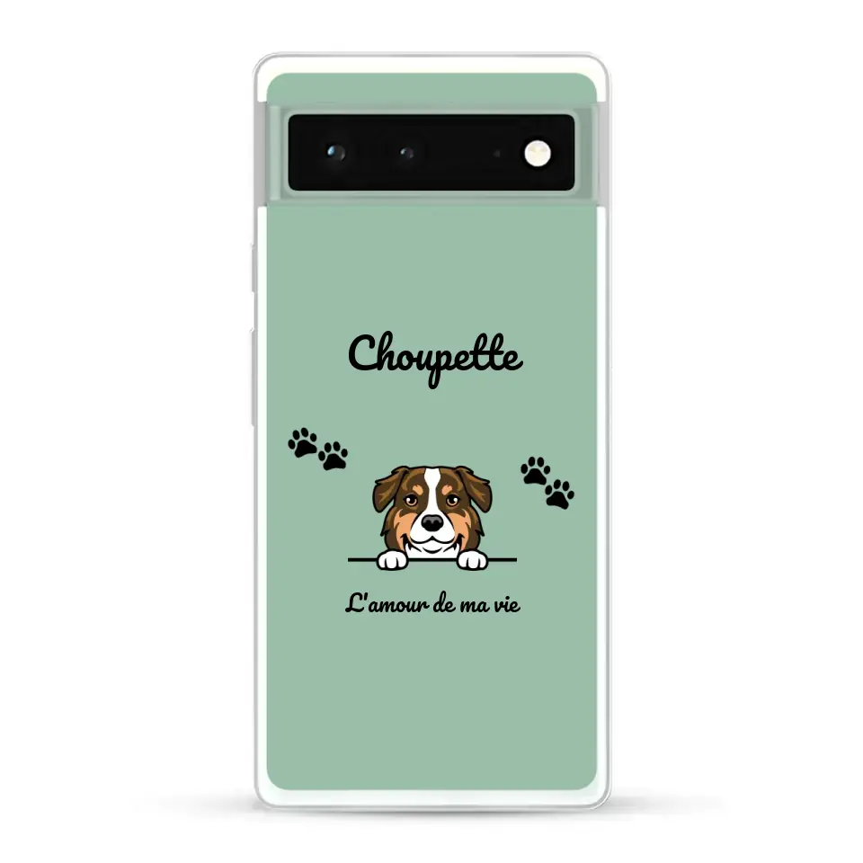 Clipart + texte libre - Coque de téléphone personnalisée