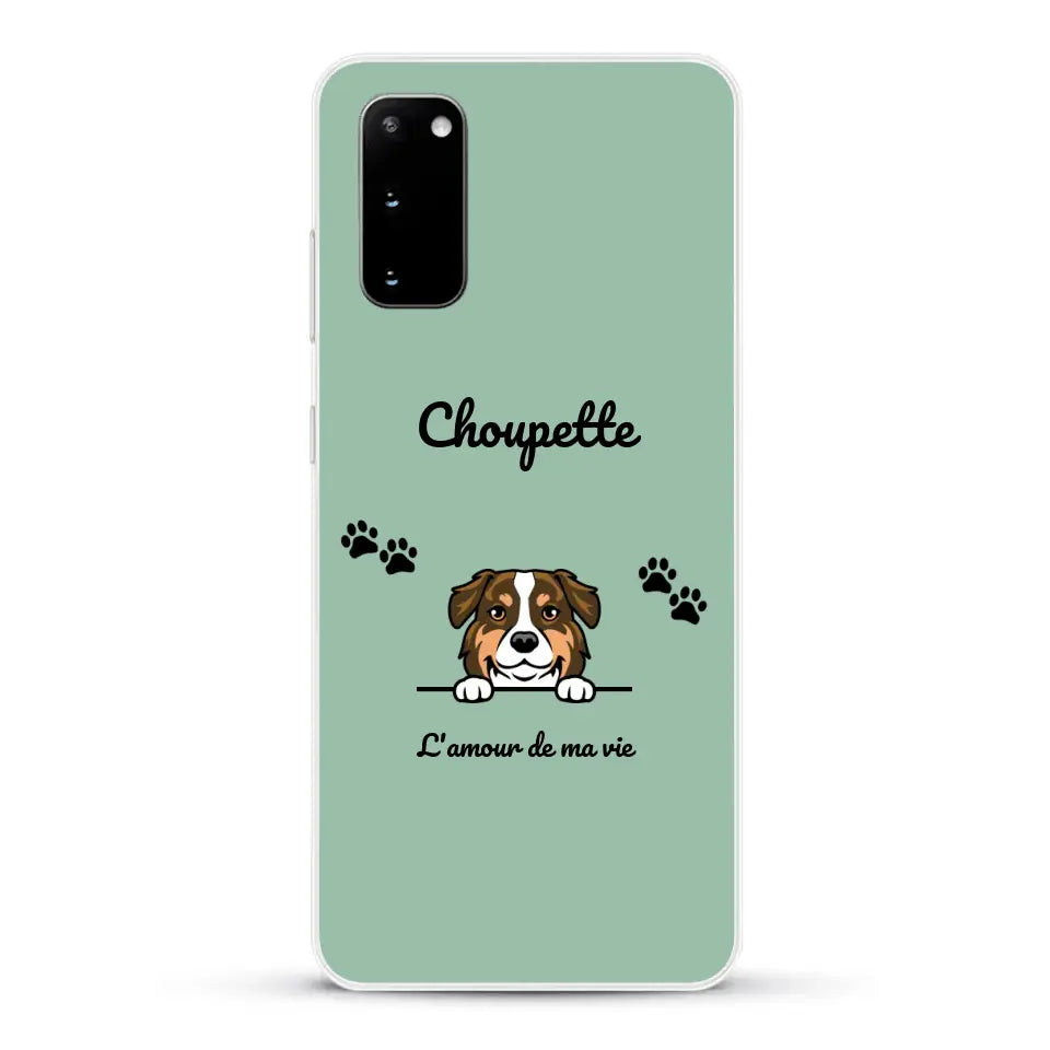 Clipart + texte libre - Coque de téléphone personnalisée