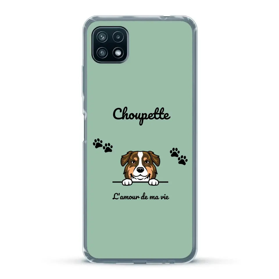 Clipart + texte libre - Coque de téléphone personnalisée