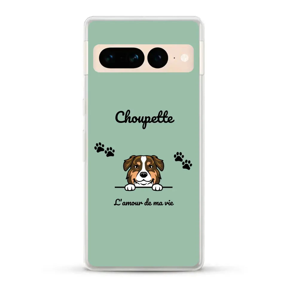 Clipart + texte libre - Coque de téléphone personnalisée